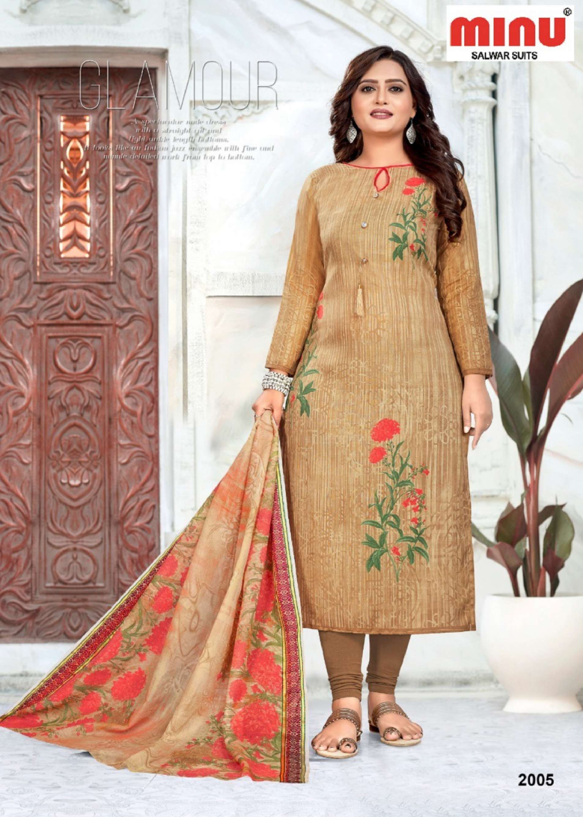 Minu KOHINOOR Vol-2 Cotton Blend Printed Dress Material-12P Catalog