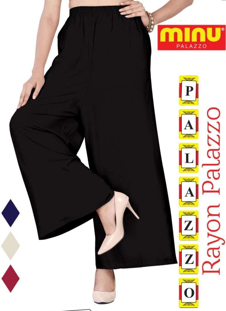 Minu Plain Rayon Palazzo-10P Catalog