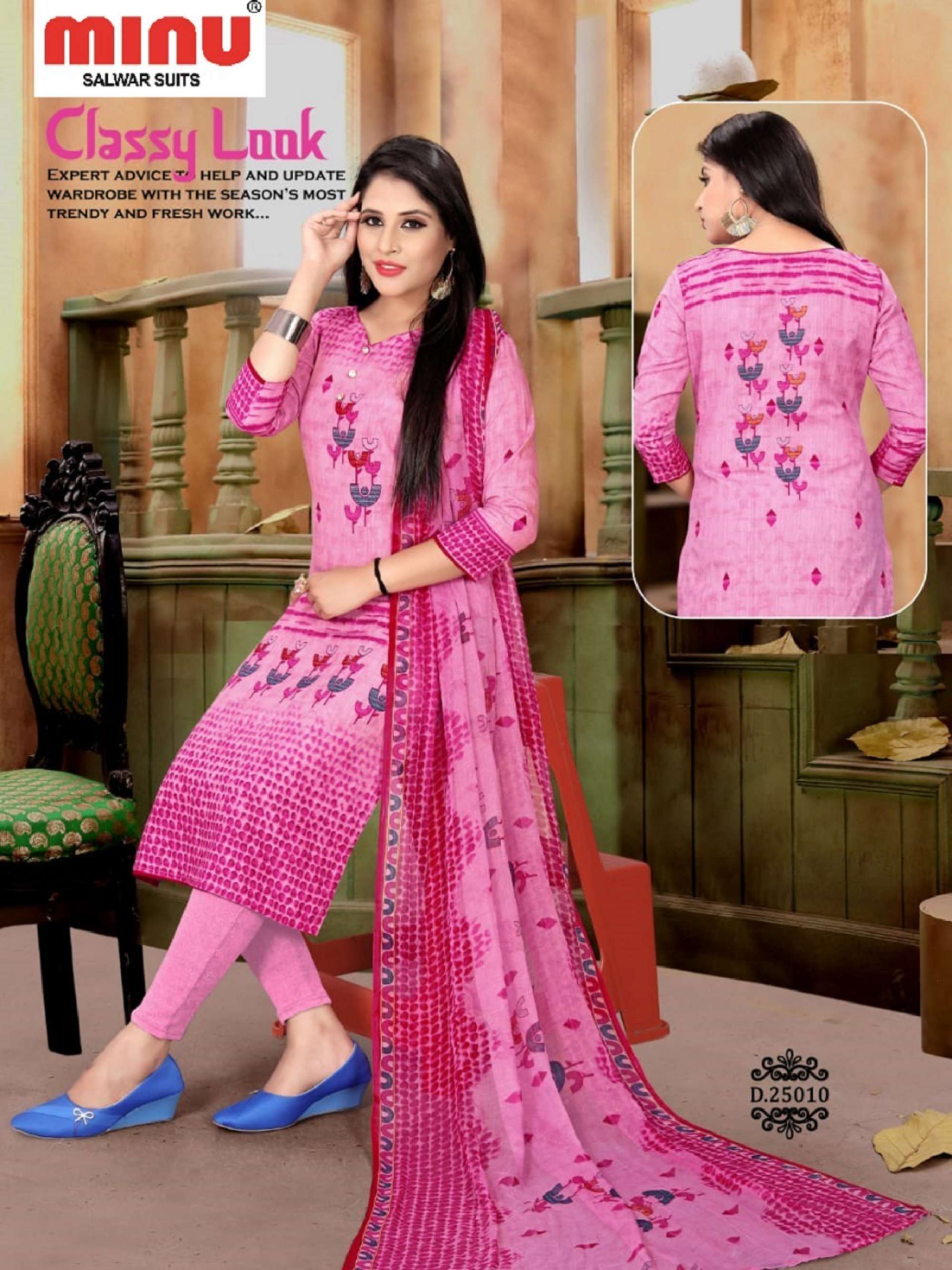 Stone work dress material store online
