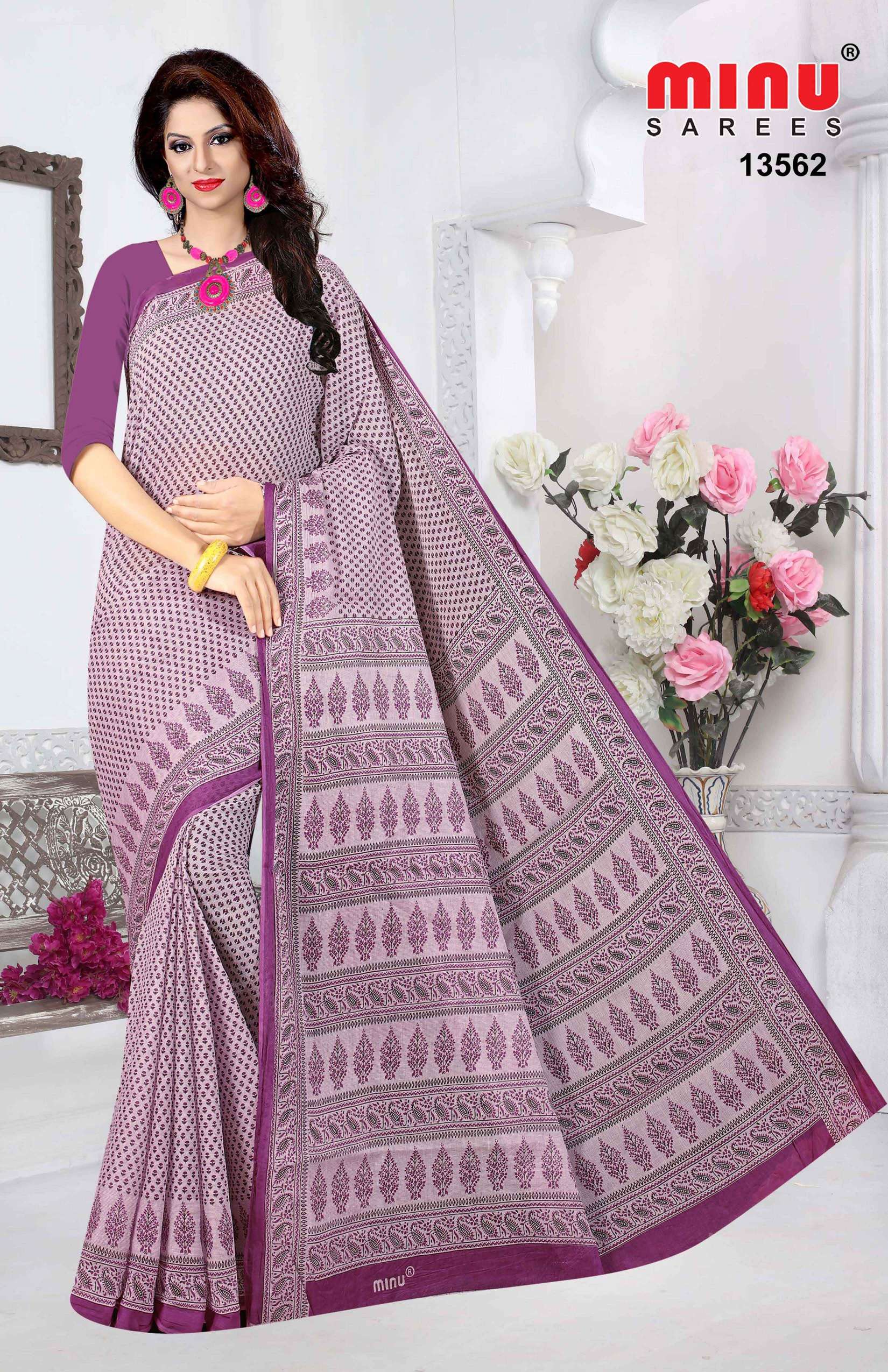 Minu PRIYADARSHINI Pure Cotton Printed Saree Catalog For Daily Wear
