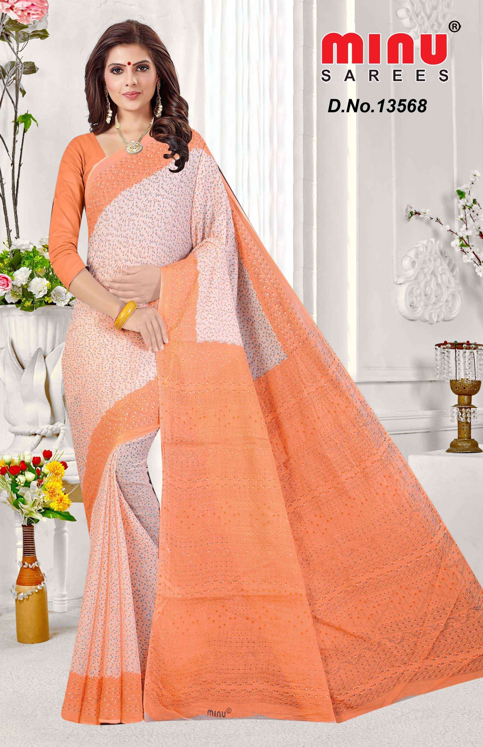 orange twist front dress