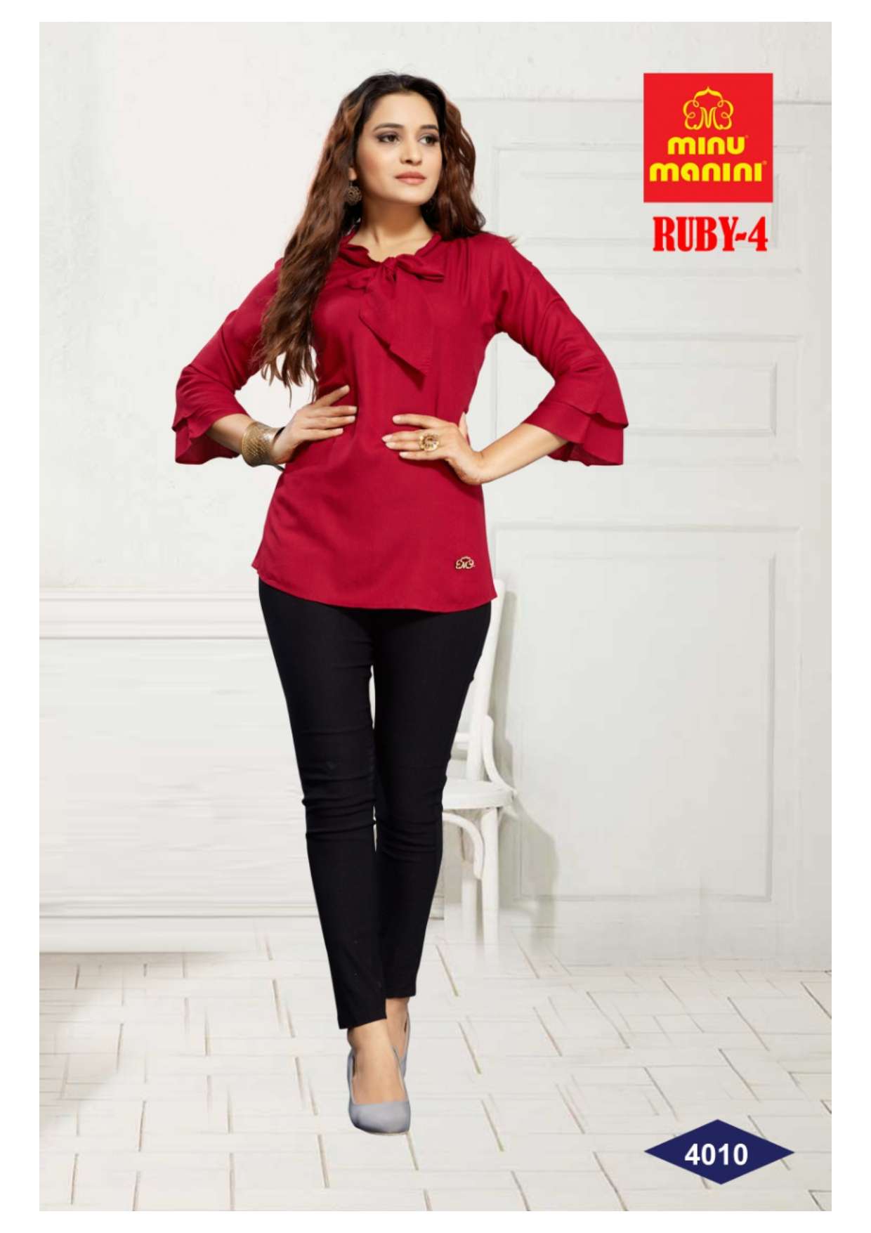Minu RUBY Vol-4 Rayon Top-10P Catalog