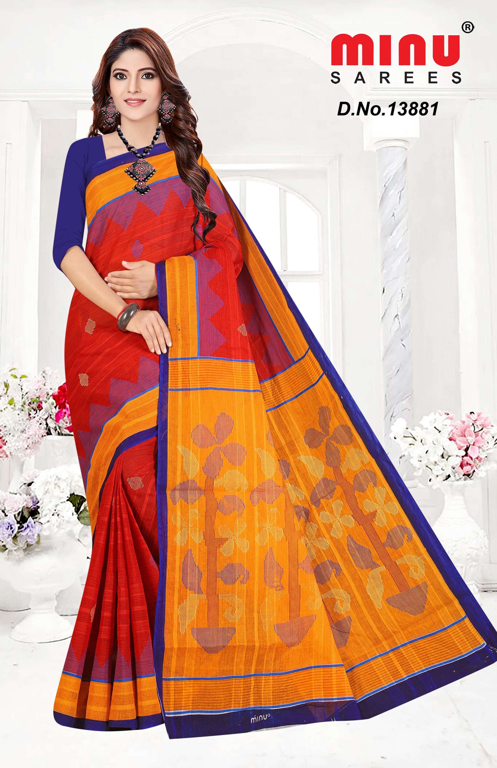 Minu SITARA (BP) Cotton Saree-10P Catalog