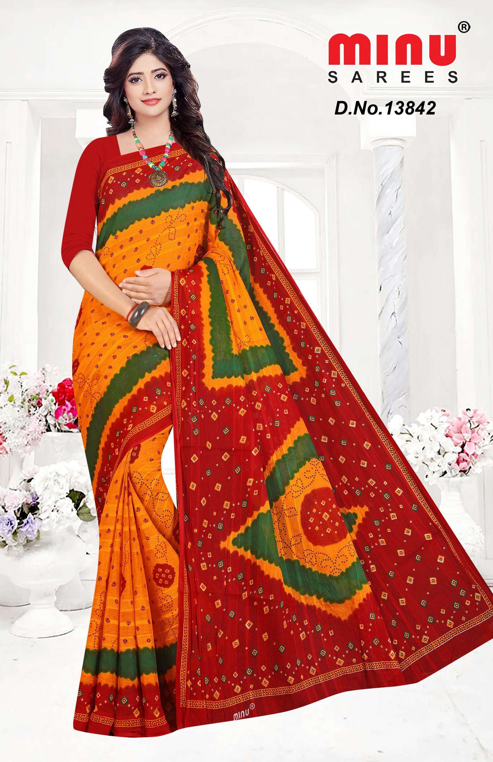 Minu SITARA (BP) Cotton Saree-10P Catalog