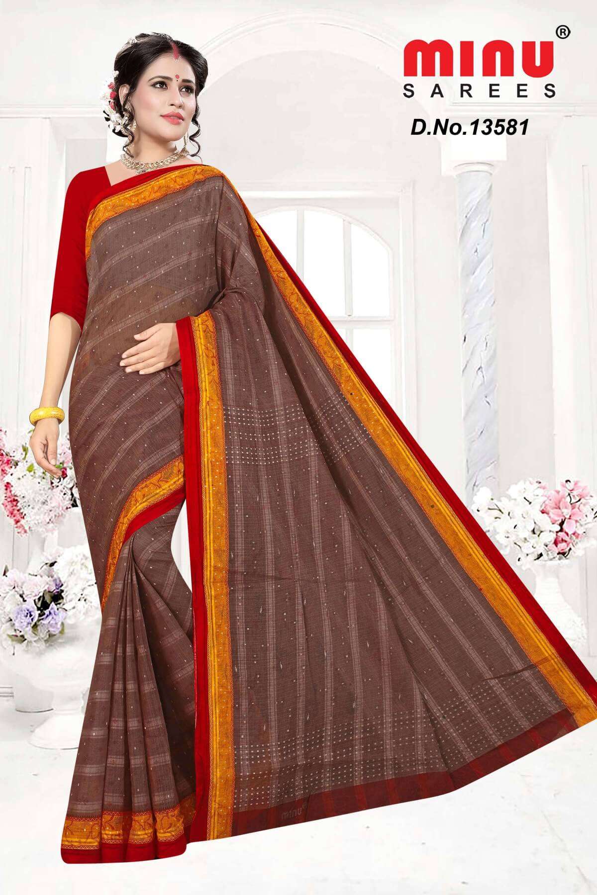 Minu SUNANDA Pure Cotton Printed Saree Catalog For Regular Wear, Pack