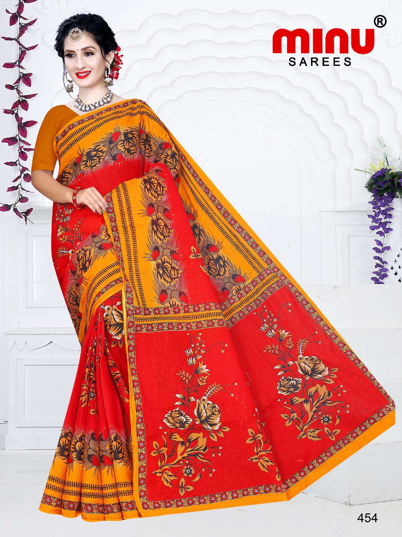 Minu TUKTUKI (Jalaram) Cotton Saree-15P Catalog
