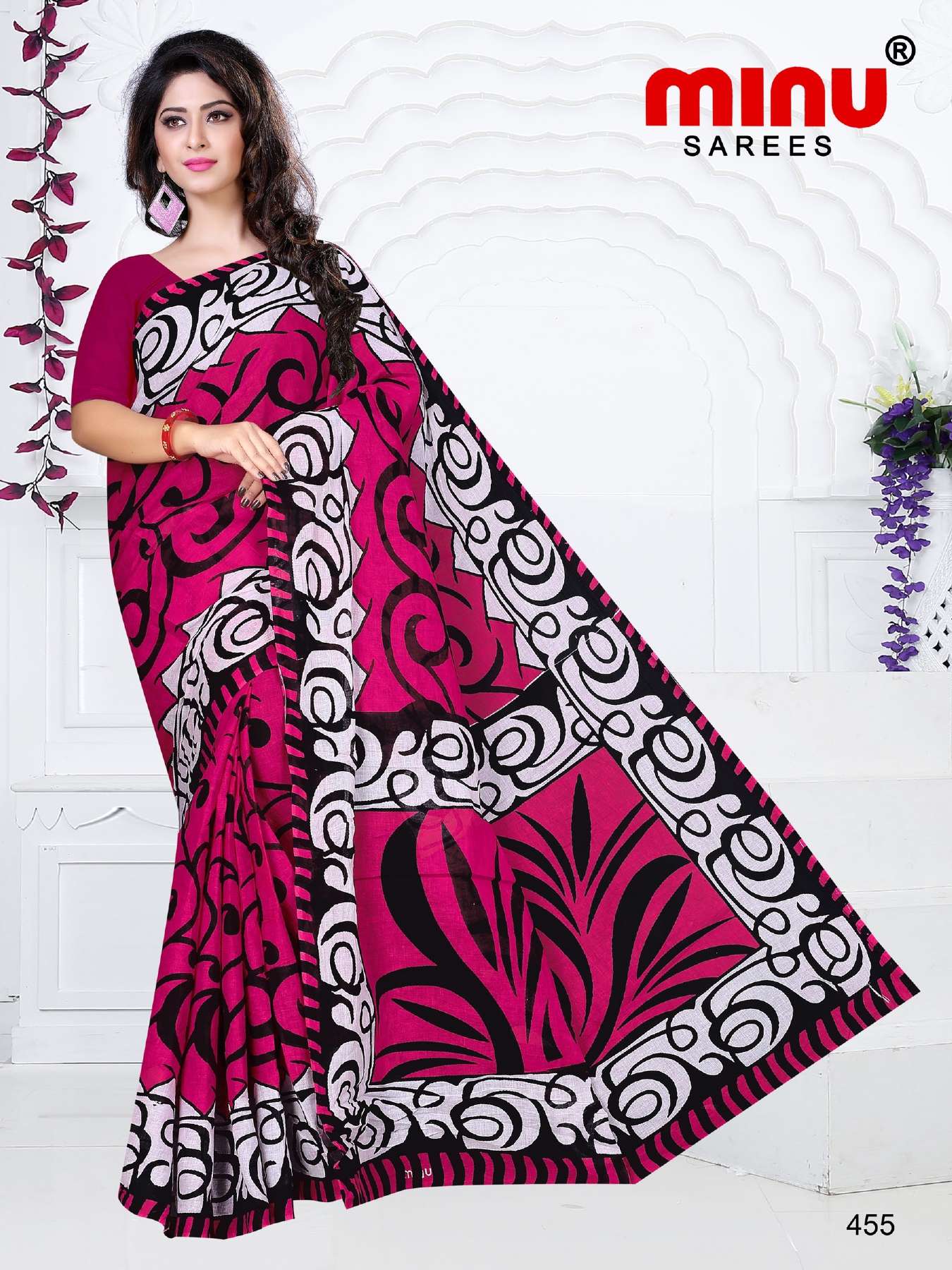 Minu TUKTUKI (Jalaram) Cotton Saree-15P Catalog