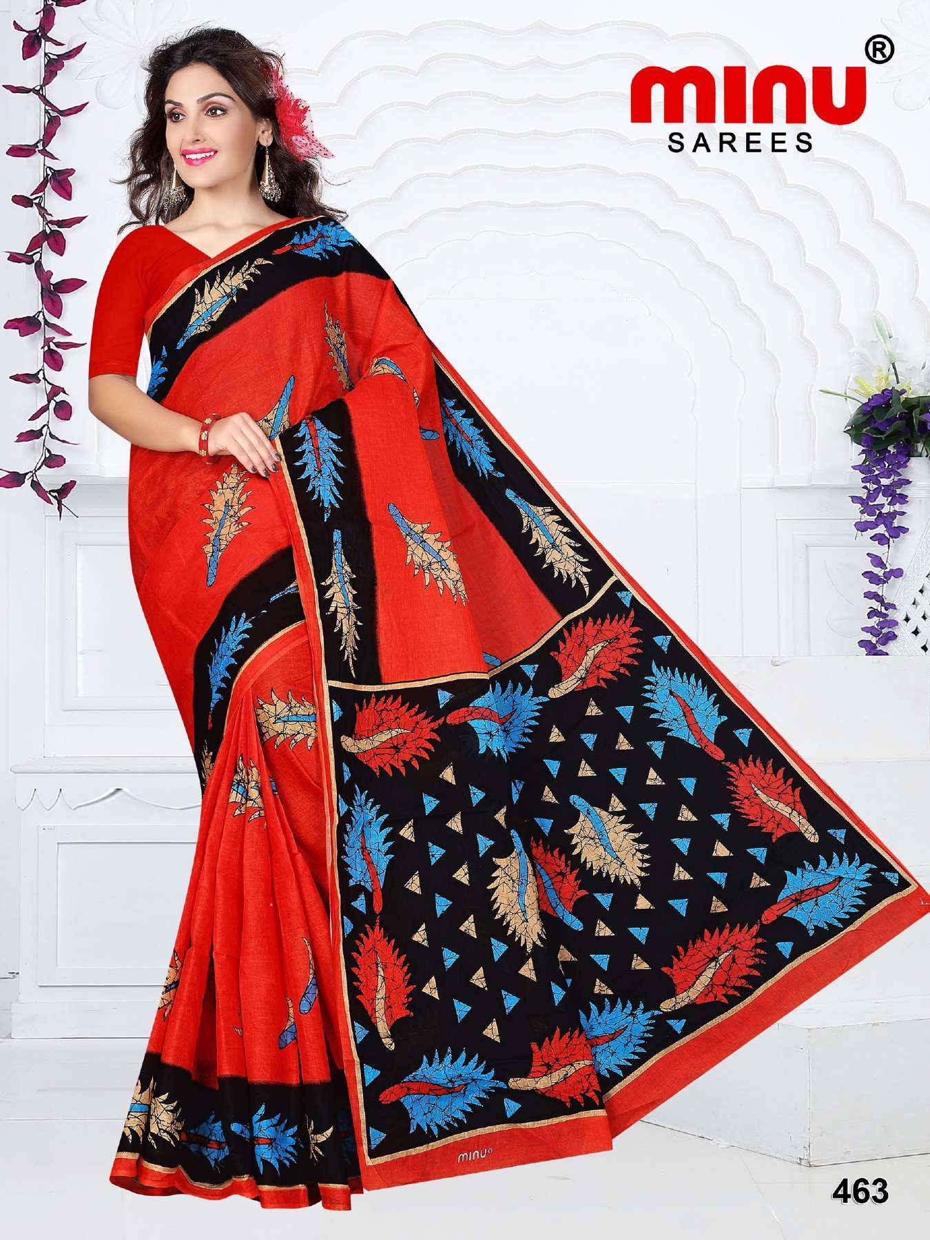 Minu TUKTUKI (Jalaram) Cotton Saree-15P Catalog