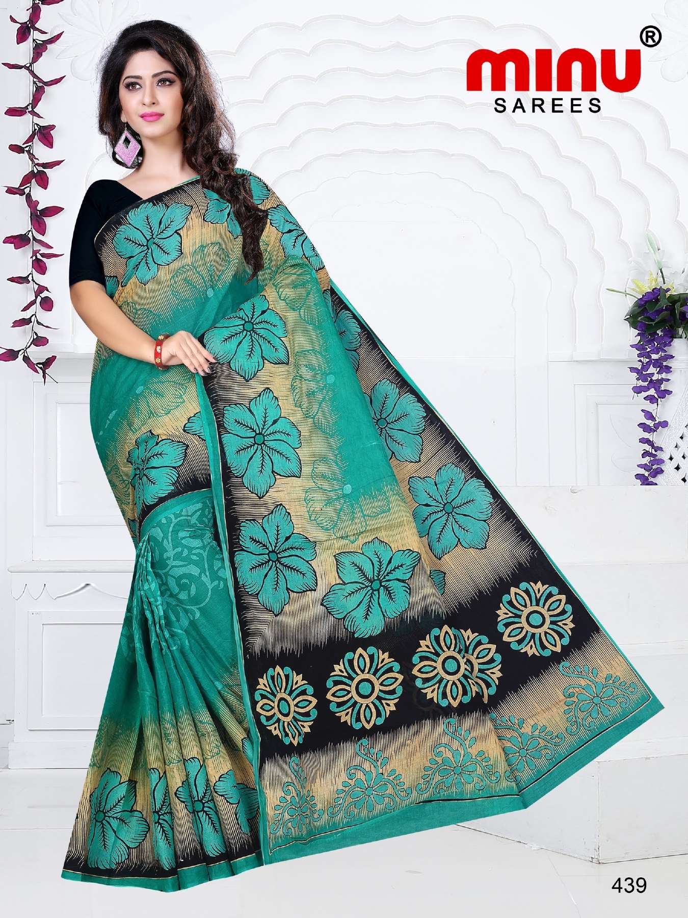 Minu TUKTUKI (Jalaram) Cotton Saree-15P Catalog