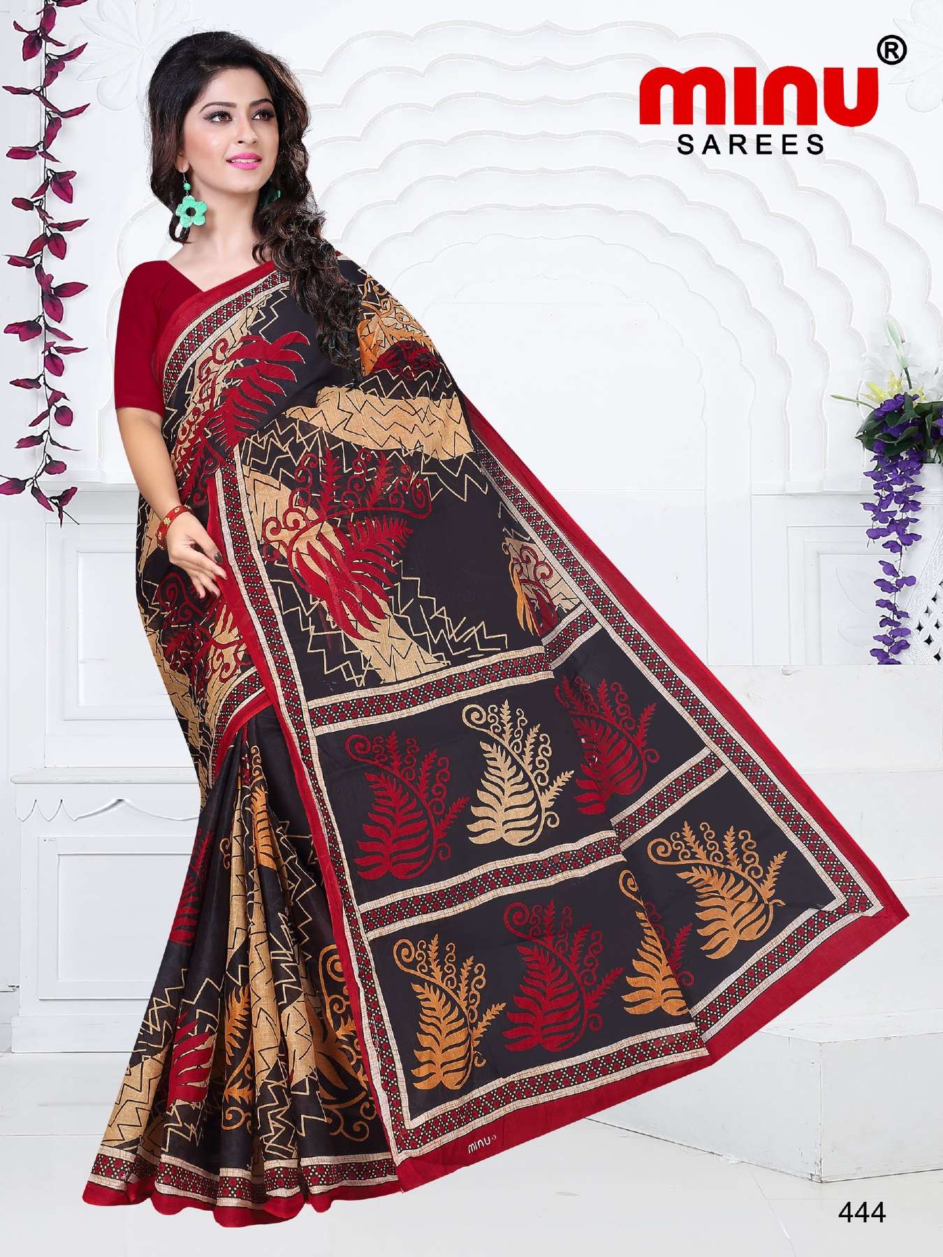 Minu TUKTUKI (Jalaram) Cotton Saree-15P Catalog
