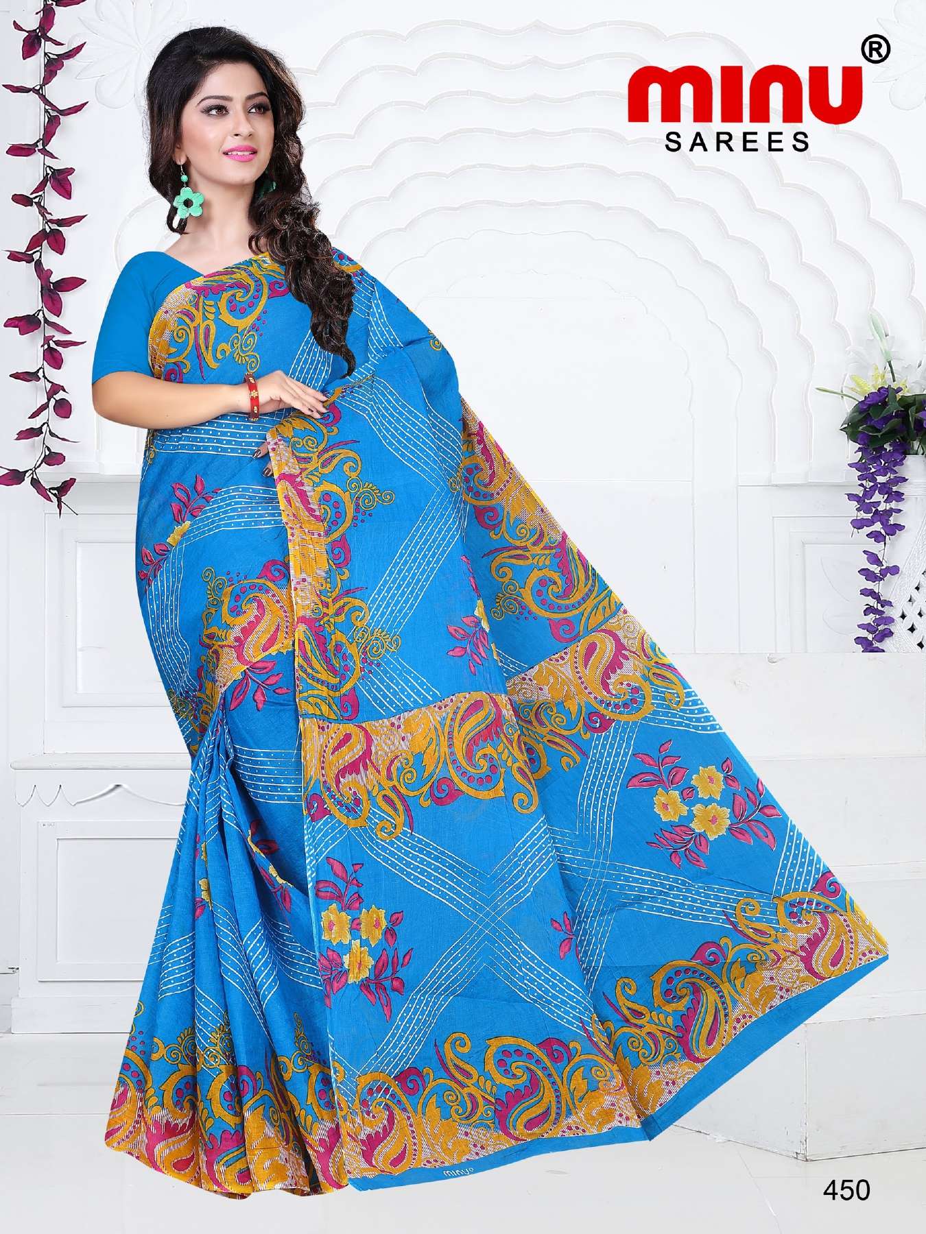 Minu TUKTUKI (Jalaram) Cotton Saree-15P Catalog