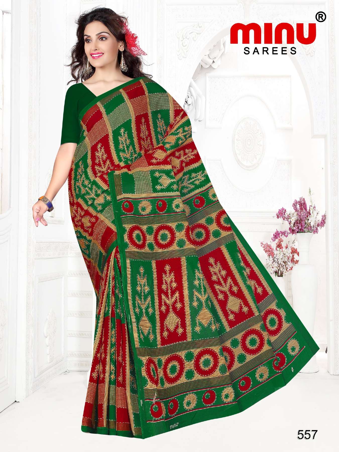 Minu TUKTUKI ( Janki ) Cotton Saree-15P Catalog