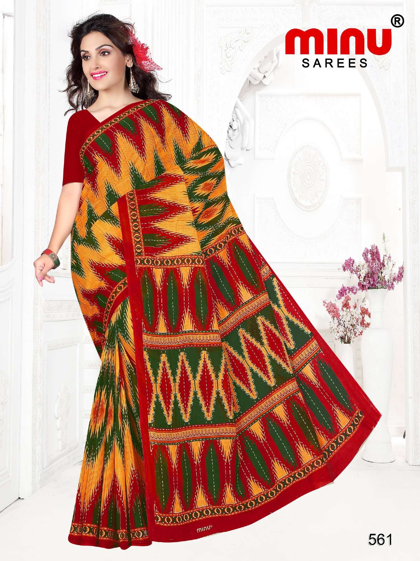 Minu TUKTUKI ( Janki ) Cotton Saree-15P Catalog