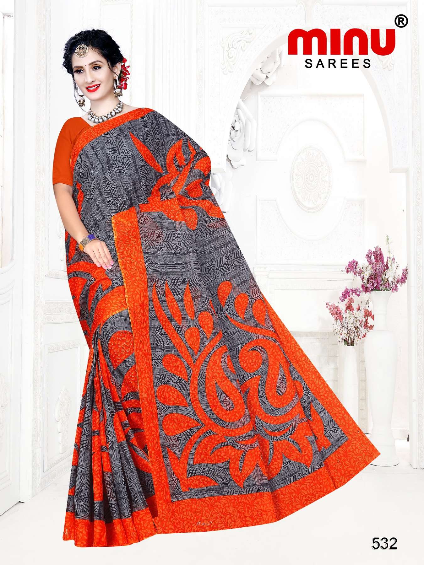 Minu TUKTUKI ( Janki ) Cotton Saree-15P Catalog