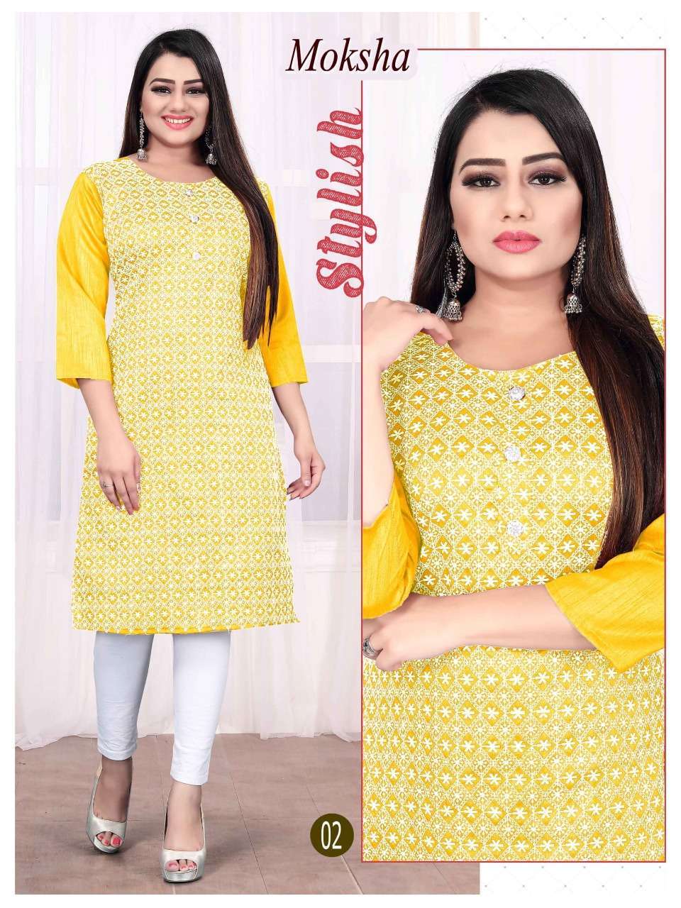 MOKSHA BY AAGYA FANCY DOLA SILK KURTI COLLECTION
