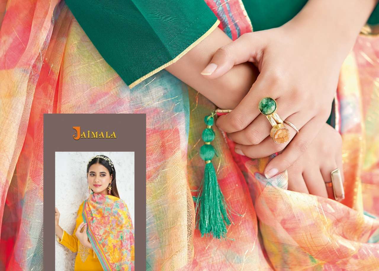 NIRAANI BY JAIMALA PURE JAM COTTON EMBROIDERY SALWAR KAMEEZ