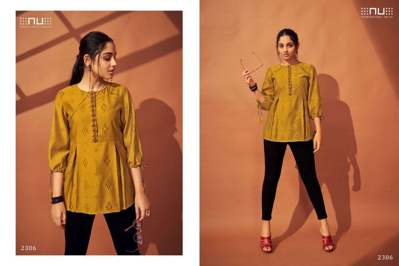 NU VOL 23 DESIGNER SUMMER WEAR LADIES SHORT TOP