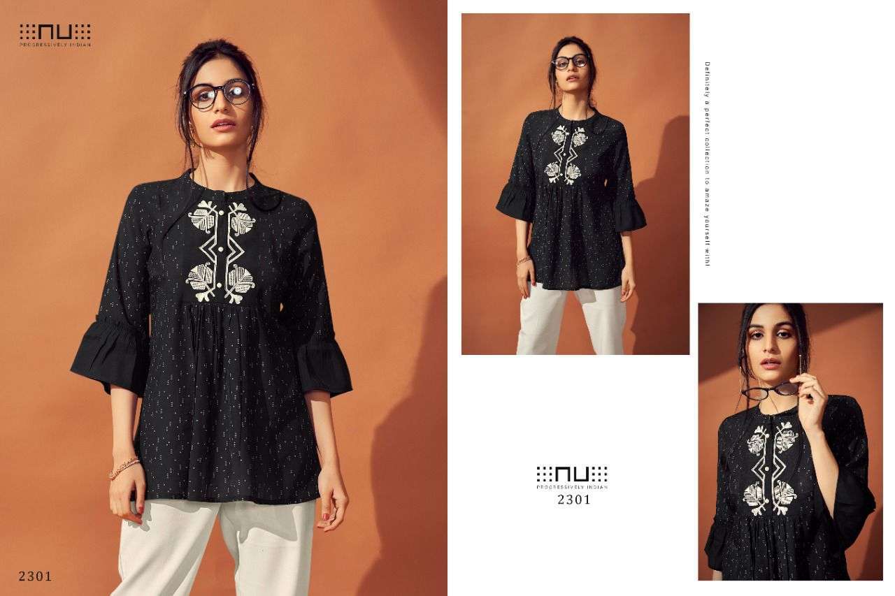 NU VOL 23 DESIGNER SUMMER WEAR LADIES SHORT TOP