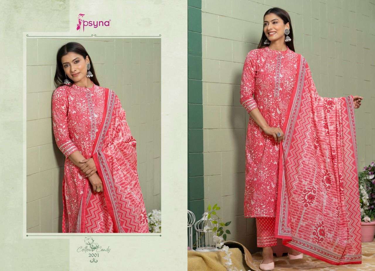 PSYNA COTTON CANDY VOL 2 BEAUTIFUL PURE COTTON PRINTED SALWAR SUITS EXPORTS