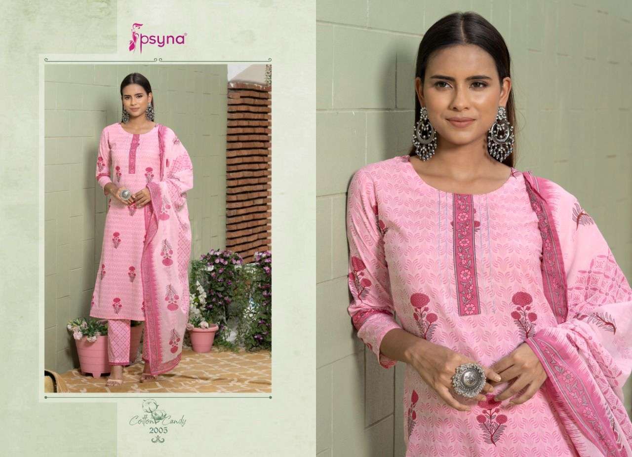PSYNA COTTON CANDY VOL 2 BEAUTIFUL PURE COTTON PRINTED SALWAR SUITS EXPORTS
