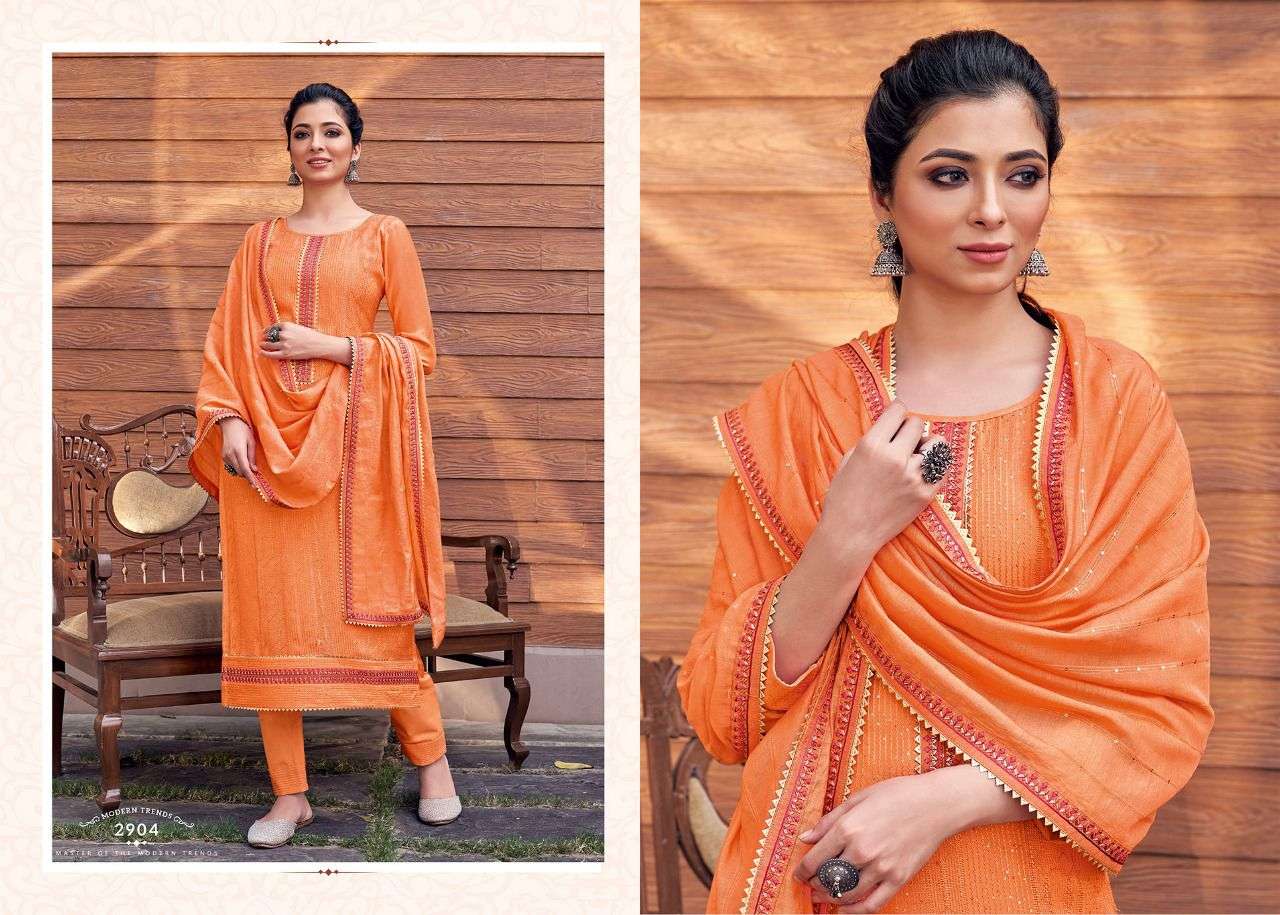 RANGOON has launched  ROYAL TOUCH VOL - 4  ( 3 Piecs Suits) 