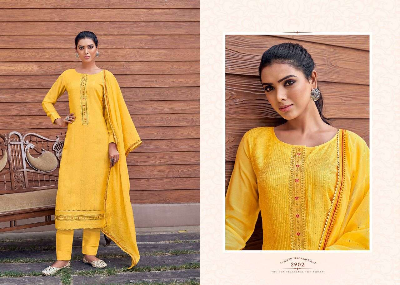 RANGOON has launched  ROYAL TOUCH VOL - 4  ( 3 Piecs Suits) 