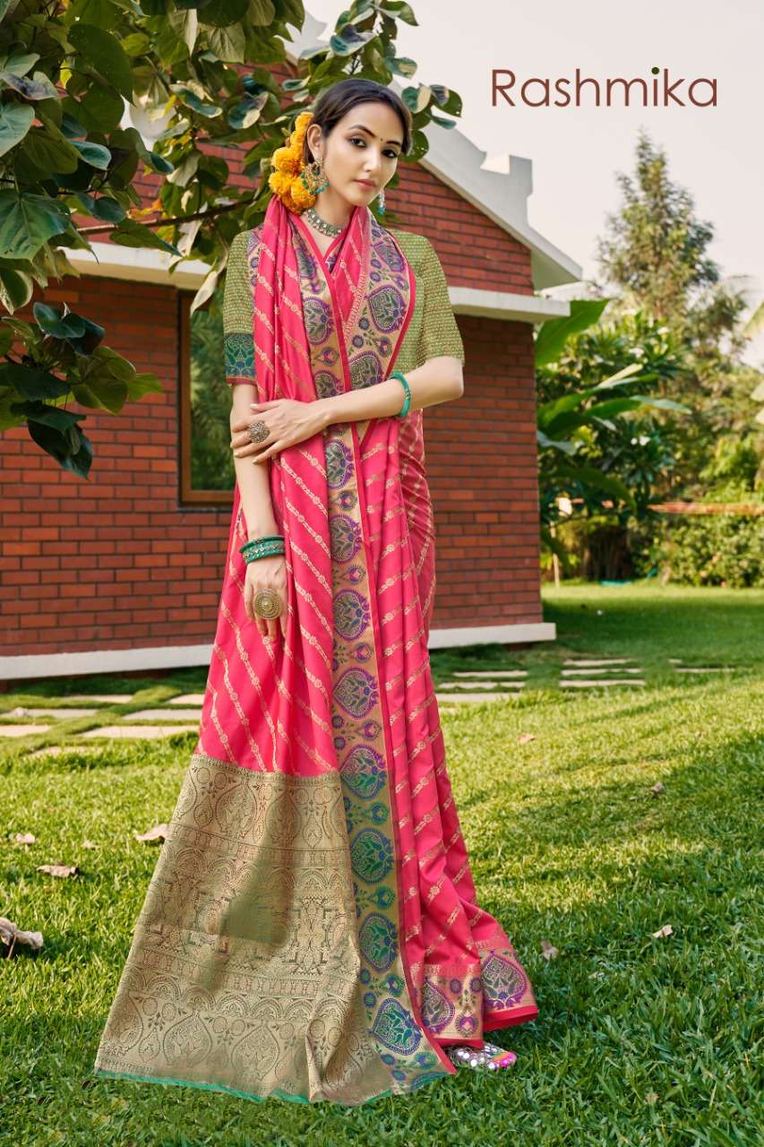Rashmika Silk 1 Festive Wear Banarasi Saree Collection