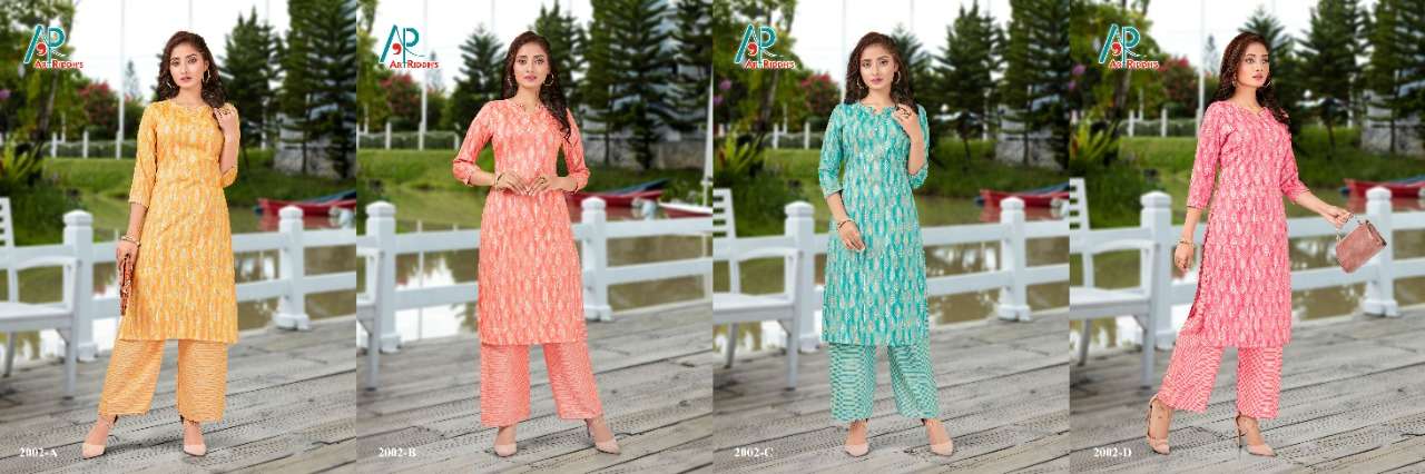 Reyon capsule kurti with plazzo by ARTRIDDHS 3