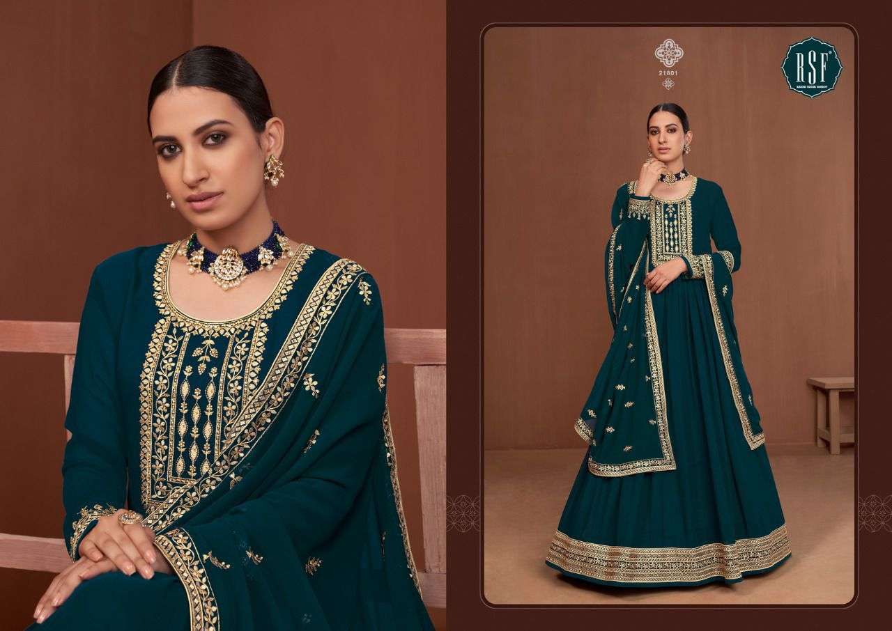  RSF MORNI FULL STITCHED ANARKALI DRESSES FOR WOMEN