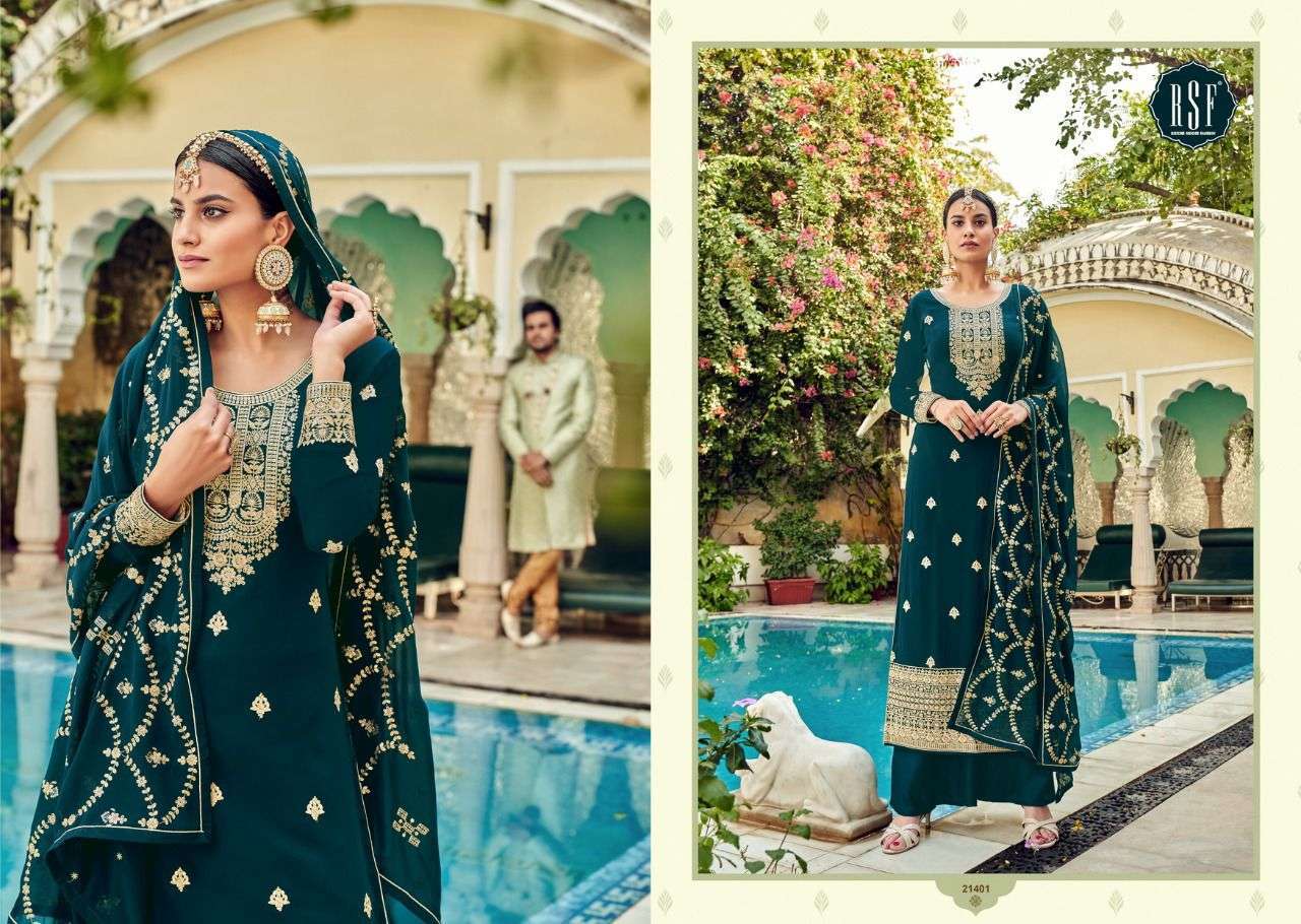 RSF PRESENT RAZZA GEORGETTE EMBROIDERY ELEGANT SALWAR KAMEEZ
