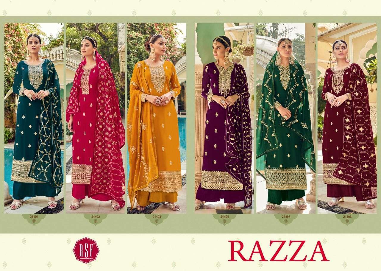RSF PRESENT RAZZA GEORGETTE EMBROIDERY ELEGANT SALWAR KAMEEZ