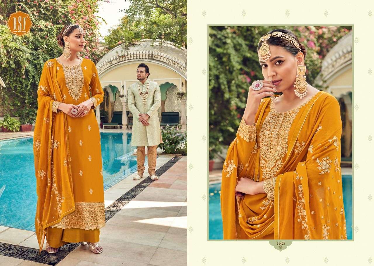 RSF PRESENT RAZZA GEORGETTE EMBROIDERY ELEGANT SALWAR KAMEEZ