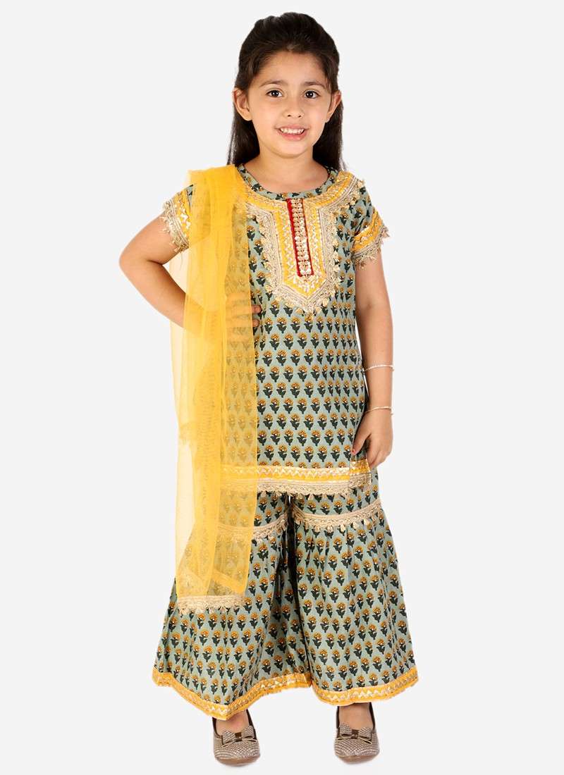 Rubi 3 Festive Wear Kurti Sharara With Dupatta Kids Collection