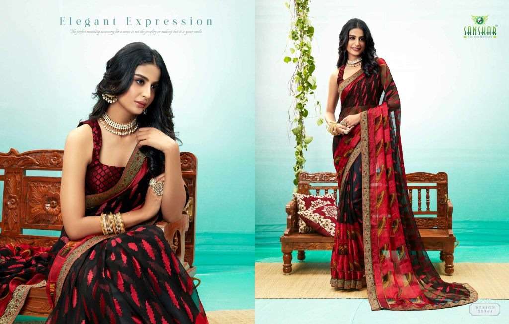SANSKAR SHINE BRASSO PRINTED CASUAL WEAR SAREE