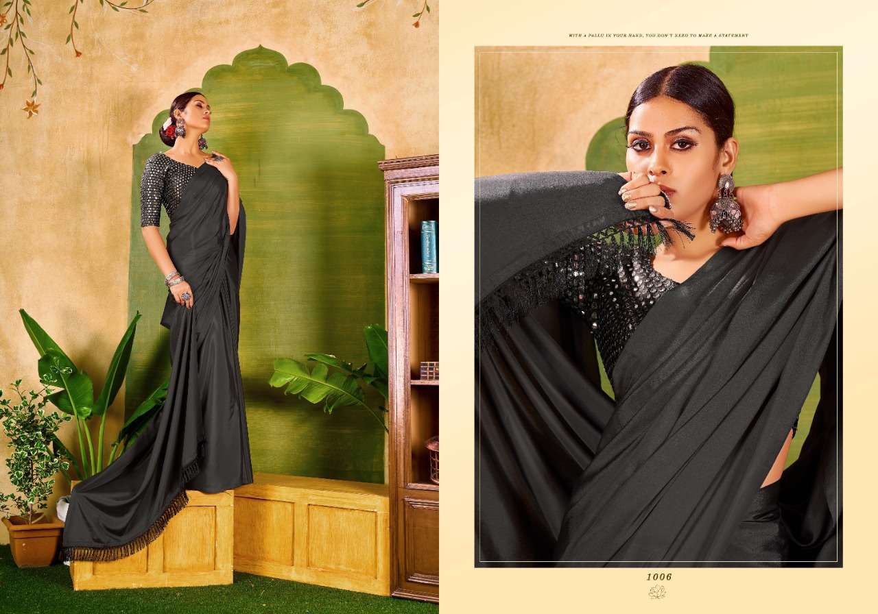 saroj Femina  Crape Silk with pallu Zalar