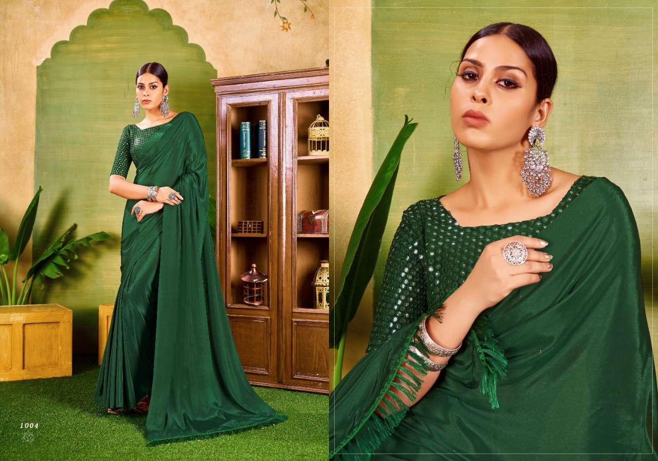 saroj Femina  Crape Silk with pallu Zalar