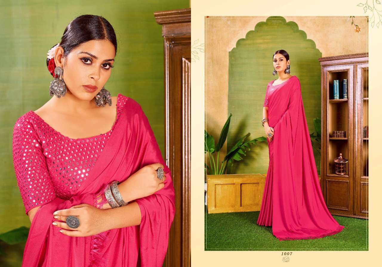 saroj Femina  Crape Silk with pallu Zalar