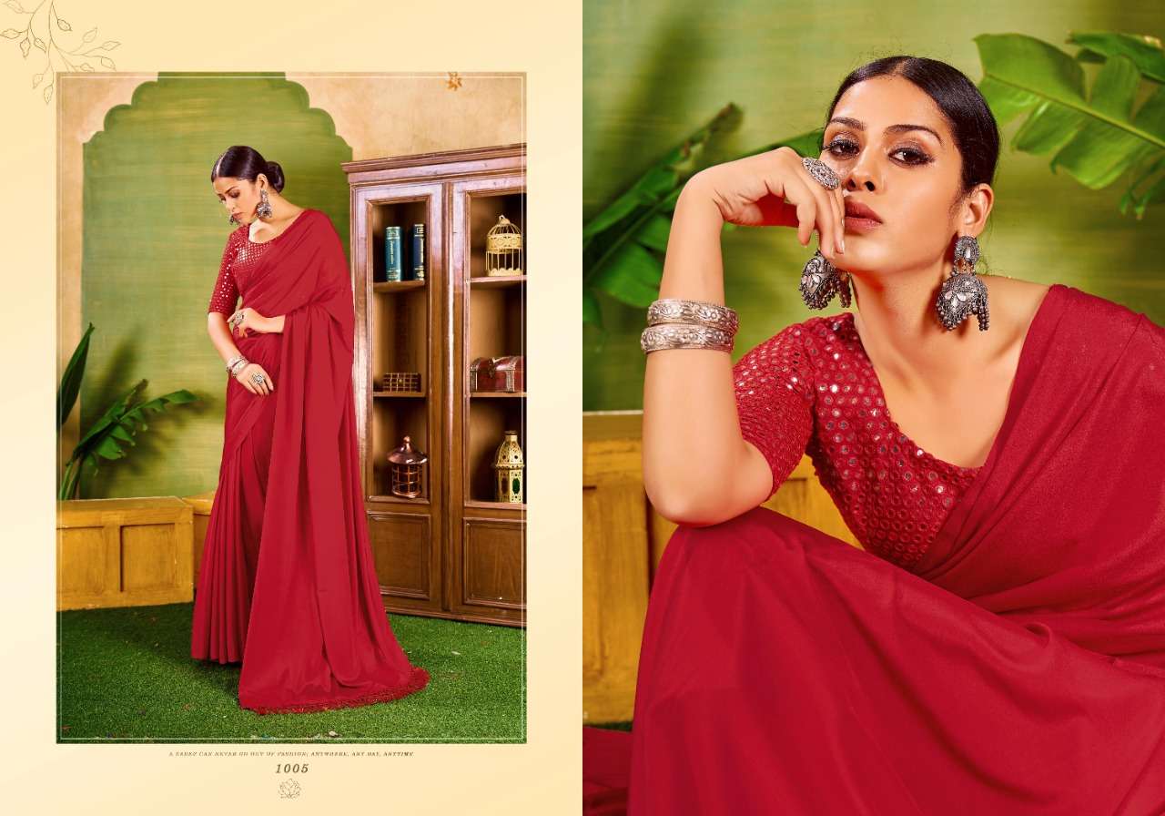 saroj Femina  Crape Silk with pallu Zalar