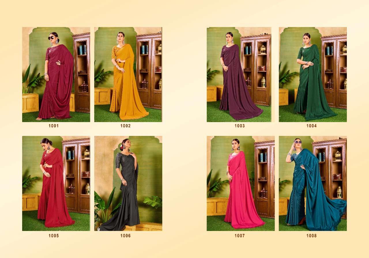 saroj Femina  Crape Silk with pallu Zalar