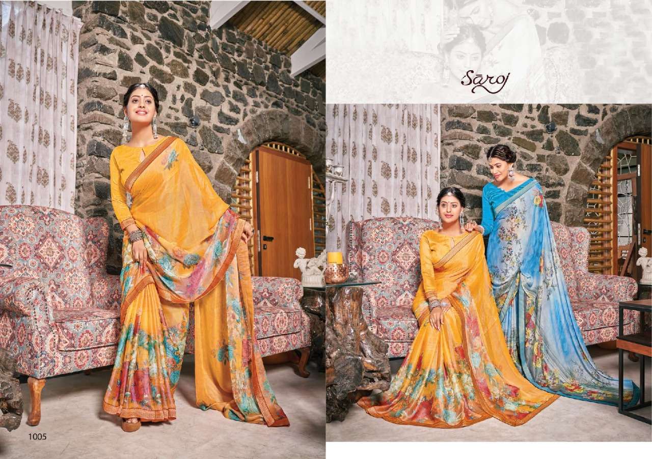 Saroj Khushi Brasso, with Beautiful Digitel Print.