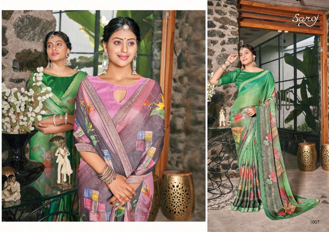 Saroj Khushi Brasso, with Beautiful Digitel Print.