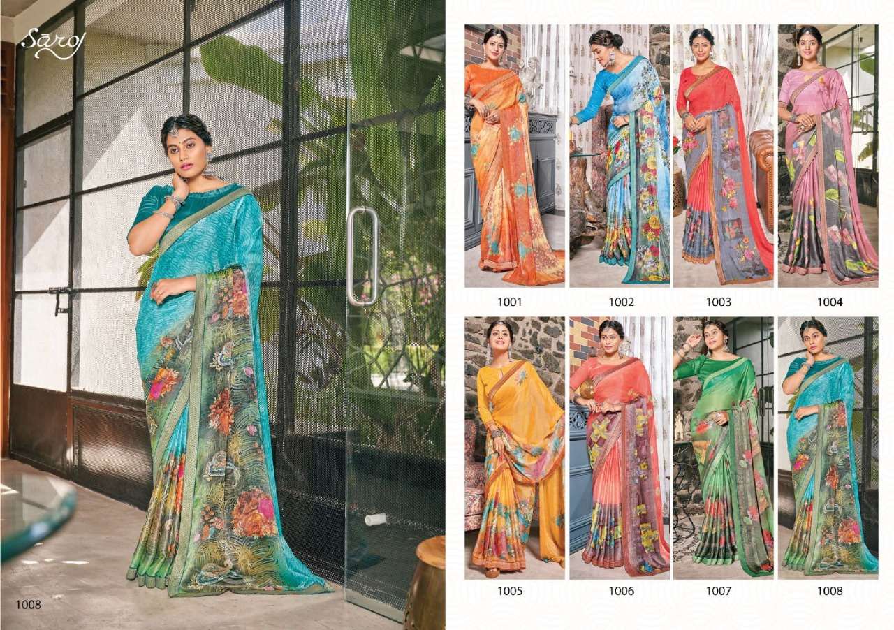 Saroj Khushi Brasso, with Beautiful Digitel Print.