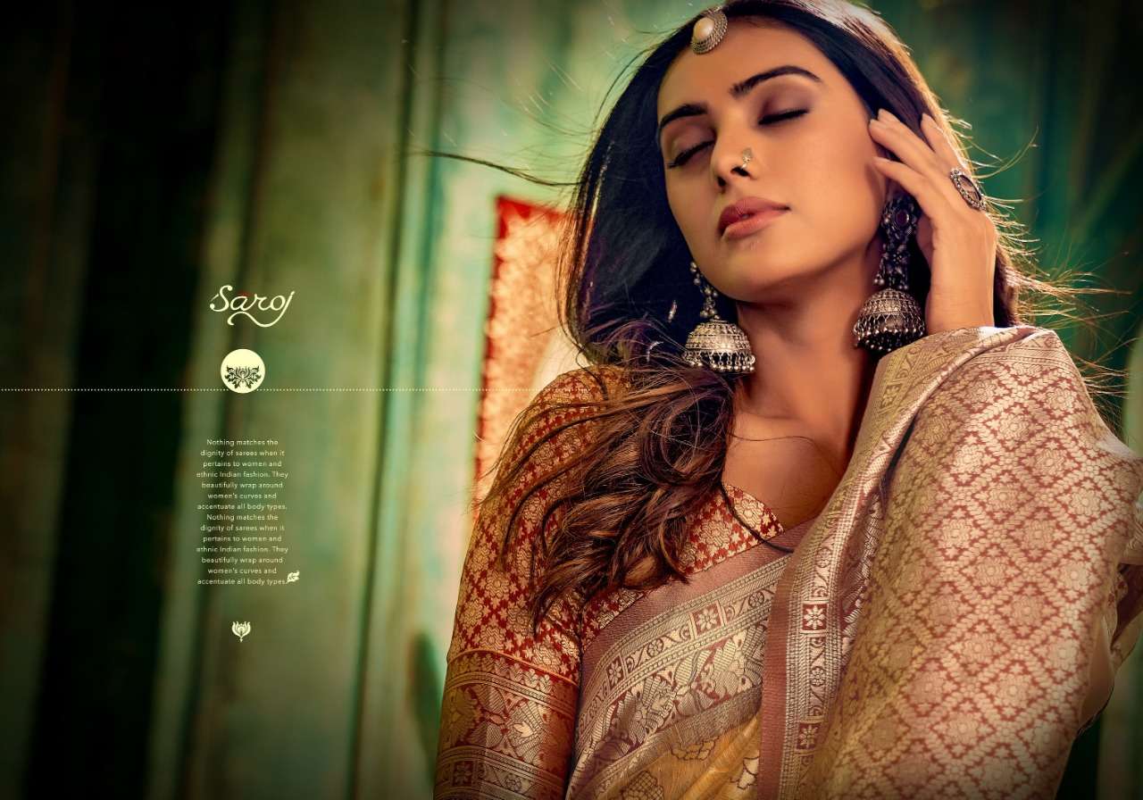 Saroj Presents Maniratna Vol-4 Banarasi Jeqard catalog