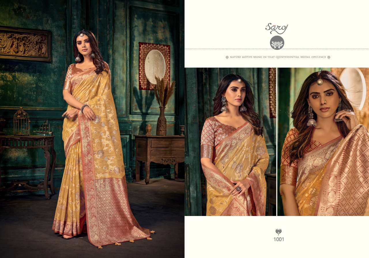 Saroj Presents Maniratna Vol-4 Banarasi Jeqard catalog