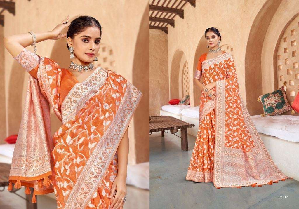 Saroj Sananda vol 1 Soft Cotton weaving Casual Wear Saree