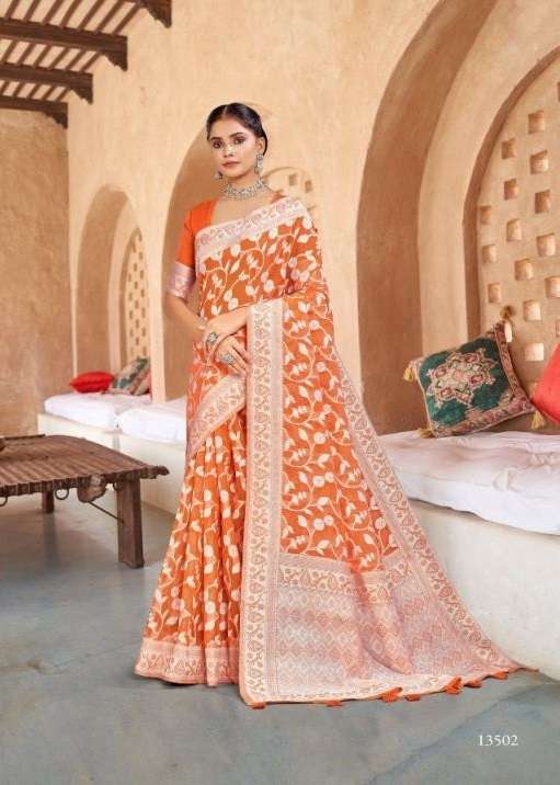 Saroj Sananda vol 1 Soft Cotton weaving Casual Wear Saree