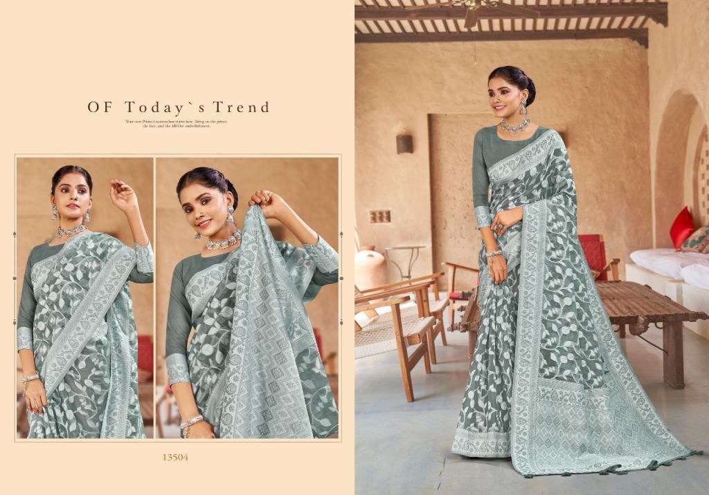 Saroj Sananda vol 1 Soft Cotton weaving Casual Wear Saree