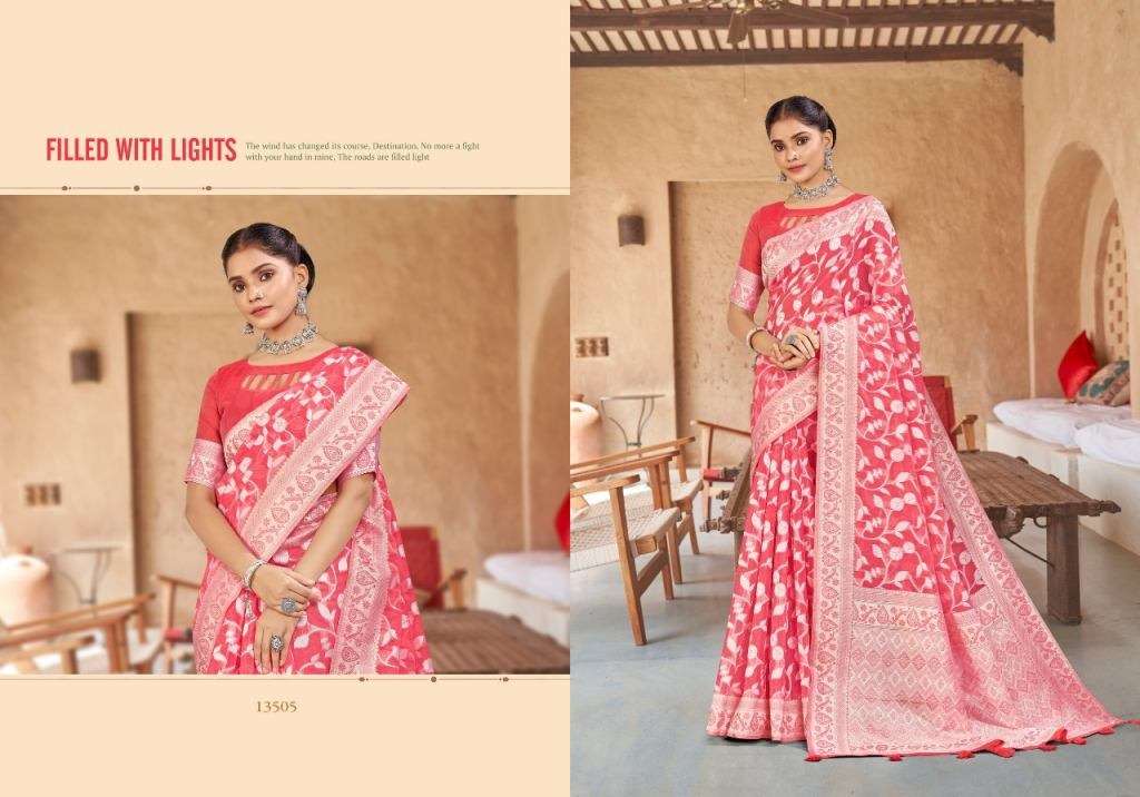 Saroj Sananda vol 1 Soft Cotton weaving Casual Wear Saree