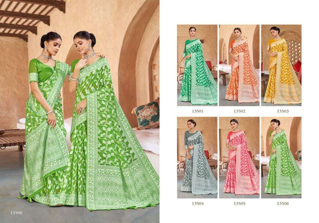 Saroj Sananda vol 1 Soft Cotton weaving Casual Wear Saree