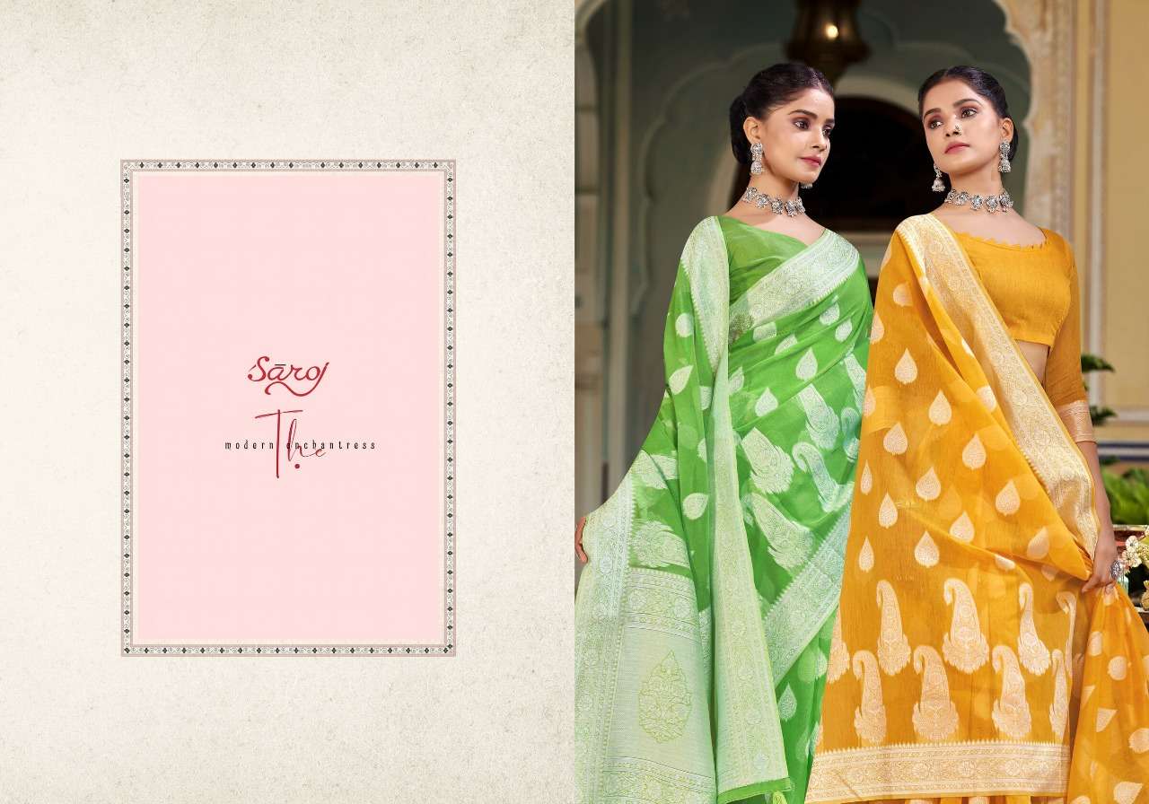 Saroj sarees presents Sananda Vol-4 soft cotton sarees in surat